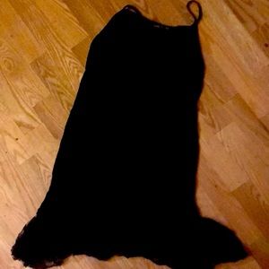 Double zero black flapper girl dress.